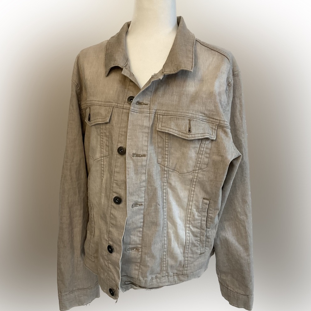 Goodfellow & Co Tan Shirt Jacket Shacket Size L